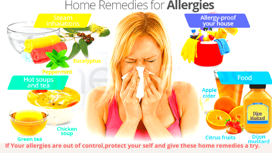 Best home remedies for allergies